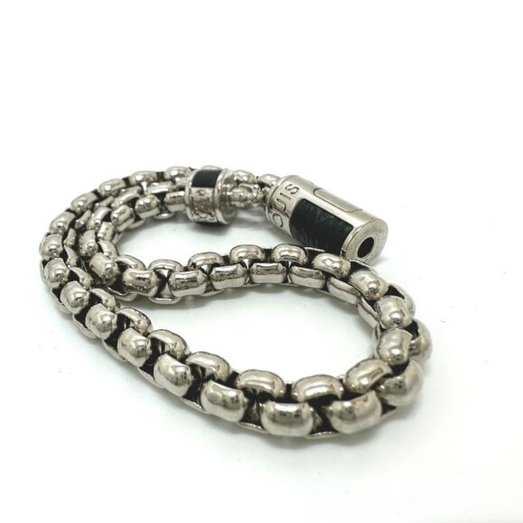 LOUIS VUITTON M63107 Bracelet-Chain Monogram-Eclipse Accessories Bracelet - Picture 12 of 12